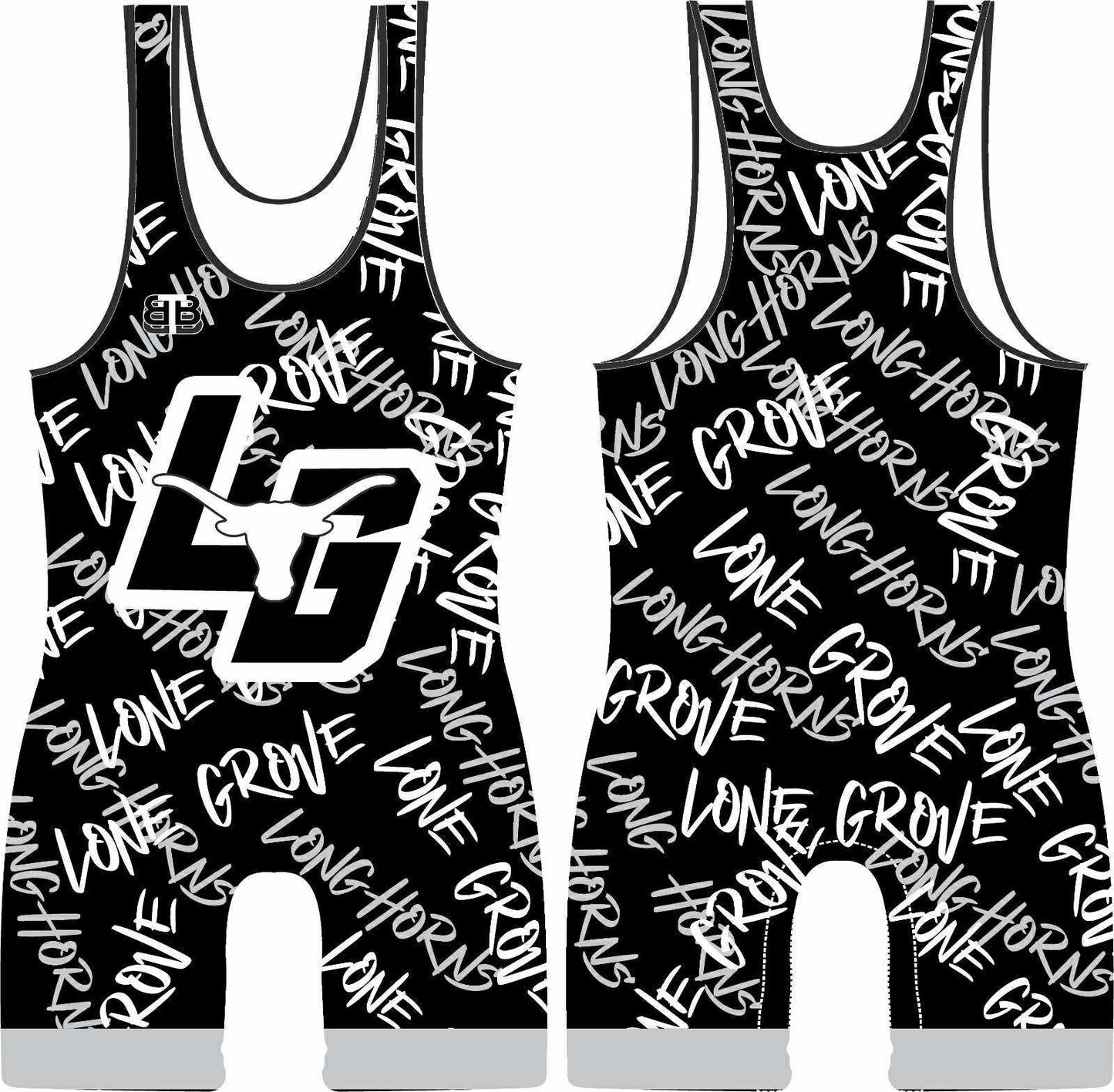 Lone Grove Wrestling Singlet