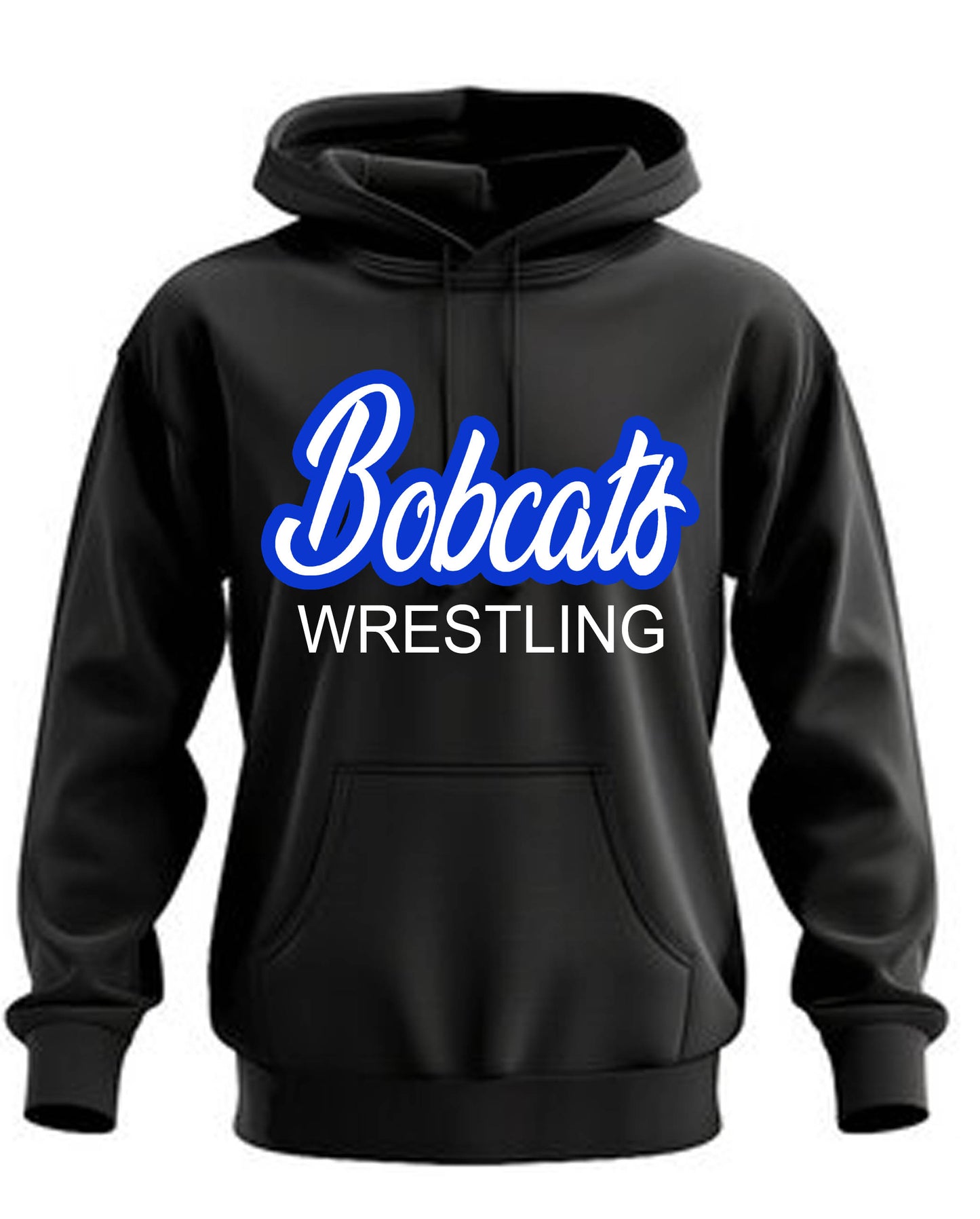 Bobcats Wrestling Hoodie - Black
