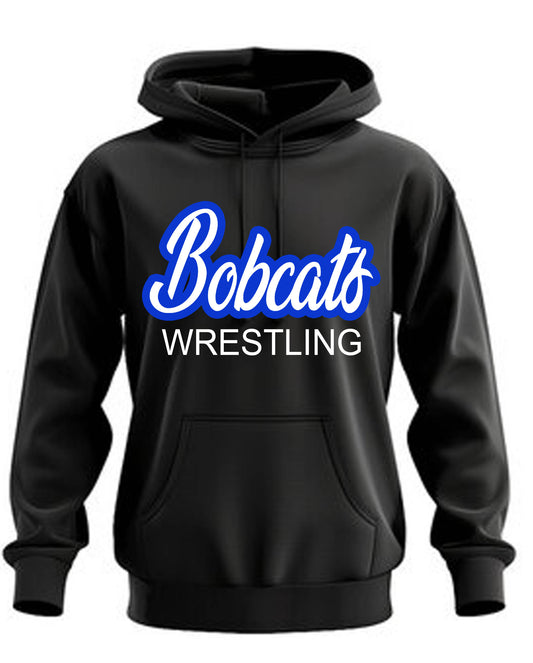 Bobcats Wrestling Hoodie - Black